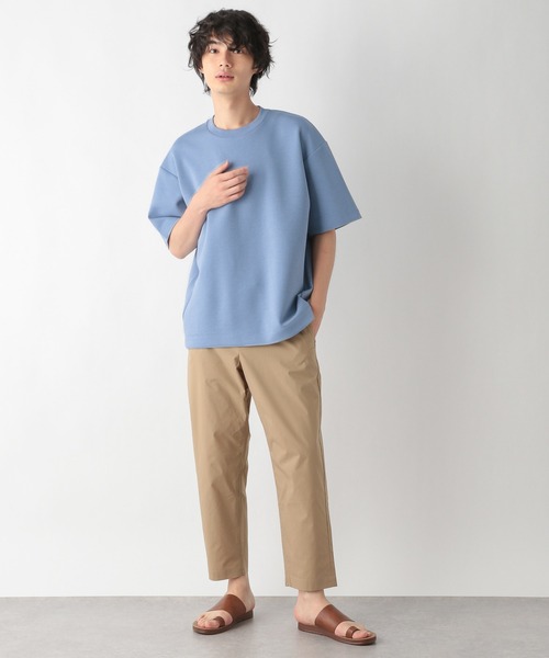 GLOBAL WORK（グローバルワーク）の「Air Cushion／クルー半袖/950857（スウェット・メンズ・チャコールグレー/ライトグレー/ライトグリーン/ライトブルー/アイボリー・SMALL/MEDIUM/X-LARGE/LARGE）」の14枚目の写真