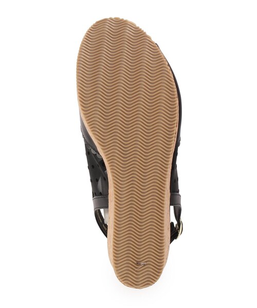 cs T&P(シーエスティーアンドピー)の「チュールドット柄レースアップサンダル(サンダル・レディース・ブラック/ピンク系・LL/S/M/L)」の7枚目の写真