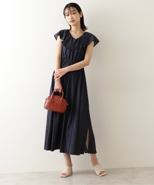 NATURAL BEAUTY BASIC（ナチュラルビューティーベーシック）の「リザードタイニーボストン（ショルダーバッグ・レディース・ベージュ/ブラウン・ﾌﾘ-）」の9枚目の写真