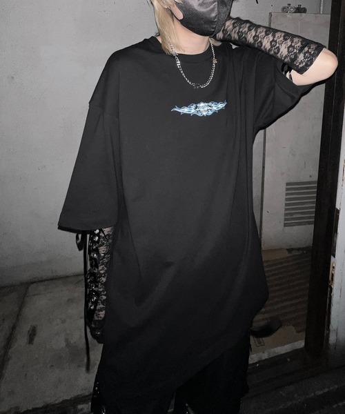 MAROCORE(マロコア)の「【MAROCORE SELECT】トライバル / ドラゴン ビッグTシャツ(Tシャツ/カットソー・メンズ・ホワイト/ブラック/ホワイト系その他/ブラック系その他/ホワイト系その他2/ブラック系その他2/グレー系その他2・M/L)」の5枚目の写真
