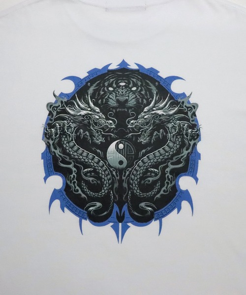 MAROCORE(マロコア)の「【MAROCORE SELECT】トライバル / ドラゴン ビッグTシャツ(Tシャツ/カットソー・メンズ・ホワイト/ブラック/ホワイト系その他/ブラック系その他/ホワイト系その他2/ブラック系その他2/グレー系その他2・M/L)」の9枚目の写真