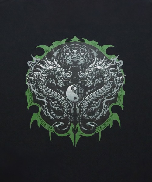 MAROCORE(マロコア)の「【MAROCORE SELECT】トライバル / ドラゴン ビッグTシャツ(Tシャツ/カットソー・メンズ・ホワイト/ブラック/ホワイト系その他/ブラック系その他/ホワイト系その他2/ブラック系その他2/グレー系その他2・M/L)」の10枚目の写真