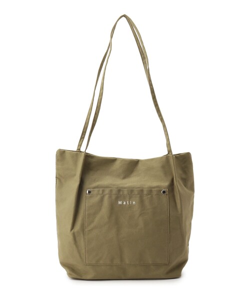 DRESKIP(ドレスキップ)の「◆つまみハンドル帆布トート(トートバッグ・レディース・グレー/カーキ/イエロー/ブルー/アイボリー・00)」の3枚目の写真