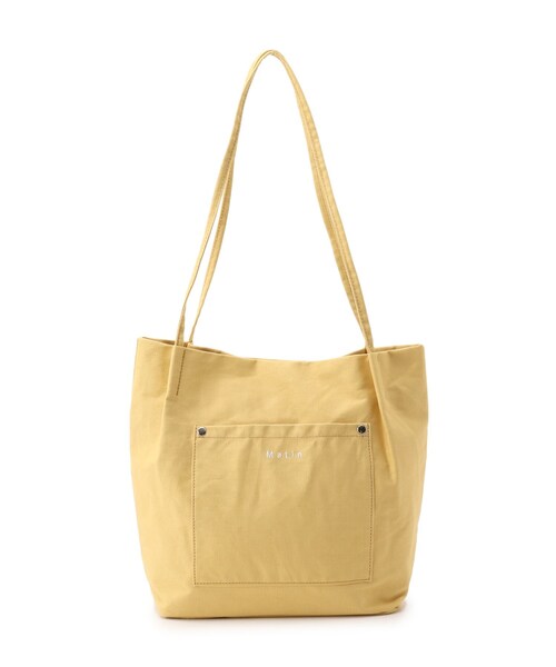 DRESKIP(ドレスキップ)の「◆つまみハンドル帆布トート(トートバッグ・レディース・グレー/カーキ/イエロー/ブルー/アイボリー・00)」の5枚目の写真