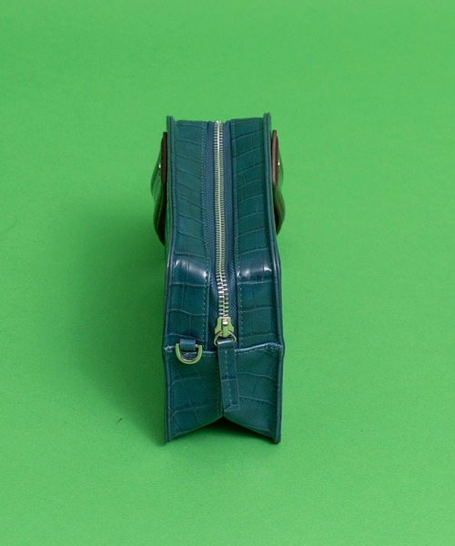 MAISON SPECIAL（メゾンスペシャル）の「2WAYスクエアブランコバッグ【MAISON SPECIAL/メゾンスペシャル】（ショルダーバッグ・レディース・ブラック/ブルー/グリーン・FREE）」の6枚目の写真