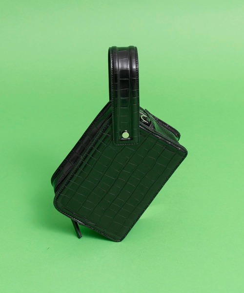 MAISON SPECIAL（メゾンスペシャル）の「2WAYスクエアブランコバッグ【MAISON SPECIAL/メゾンスペシャル】（ショルダーバッグ・レディース・ブラック/ブルー/グリーン・FREE）」の18枚目の写真