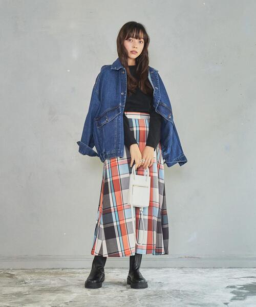 coen（コーエン）の「■プレミアムデニムコレクション■POPデニムジャケット（ネイビー）（デニムジャケット・レディース・ネイビー・FREE）」の2枚目の写真