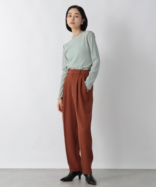 LOWRYS FARM(ローリーズファーム)の「メロータイトロングスリーブ 215879(Tシャツ/カットソー・レディース・ホワイト/ブラック/ブルー/アイボリー・FREE)」の12枚目の写真