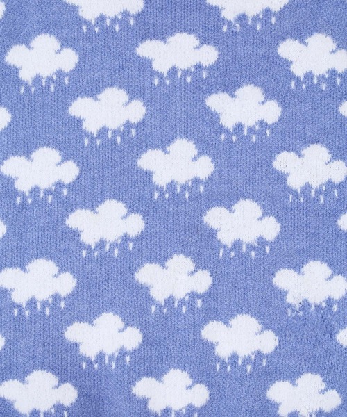 WC（ダブル シー）の「クラウド柄ニットベスト（ベスト・レディース・ブルー/グリーン/ライトパープル・FREE）」の5枚目の写真