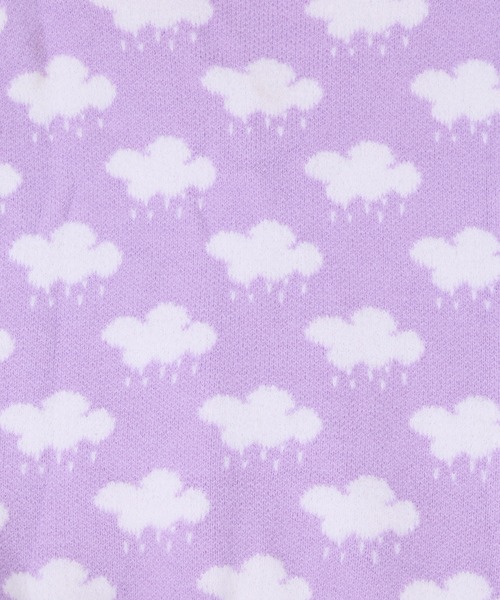 WC（ダブル シー）の「クラウド柄ニットベスト（ベスト・レディース・ブルー/グリーン/ライトパープル・FREE）」の7枚目の写真
