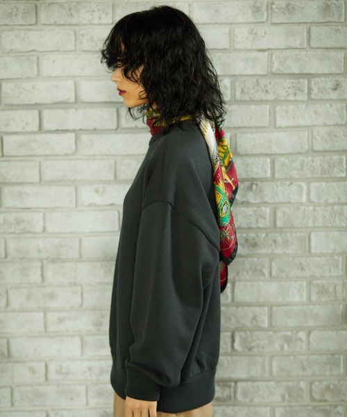 TAUPE（トープ）の「【TAUPE/トープ】 ニットソーヘビーウェイトクルースウェット（スウェット・メンズ・ダークグレー/ライトベージュ/パープル・2/3）」の15枚目の写真