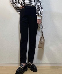 JUNOAH | バックゴムテーパードパンツ(その他パンツ)