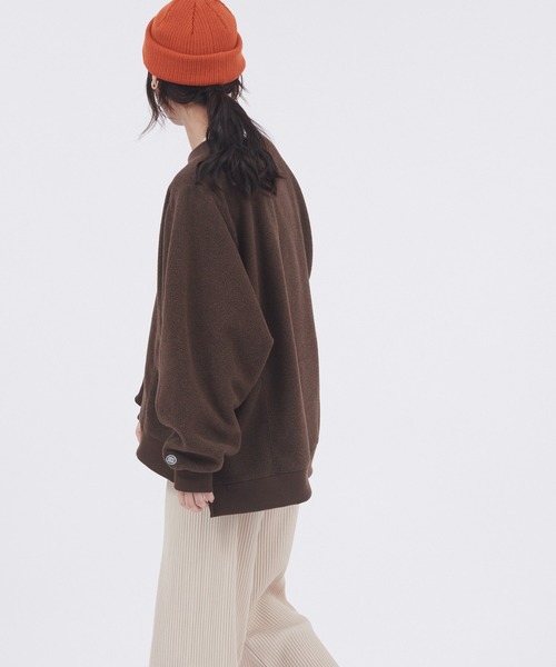 DISCUS ATHLETIC（ディスカス　アスレチック）の「DISCUS ATHLETIC/ディスカス アスレチック フリースパネル切替ビッグスウェット（スウェット・レディース・イエロー/ブラウン/チャコール/オフホワイト/オレンジ・M/L）」の22枚目の写真