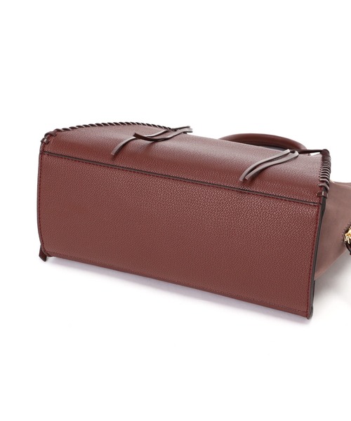 N.（N. Natural Beauty Basic）（エヌエヌナチュラルビューティーベーシック）の「かがりステッチトートバッグ（トートバッグ・レディース・ベージュ/ブラウン・ﾌﾘ-）」の15枚目の写真