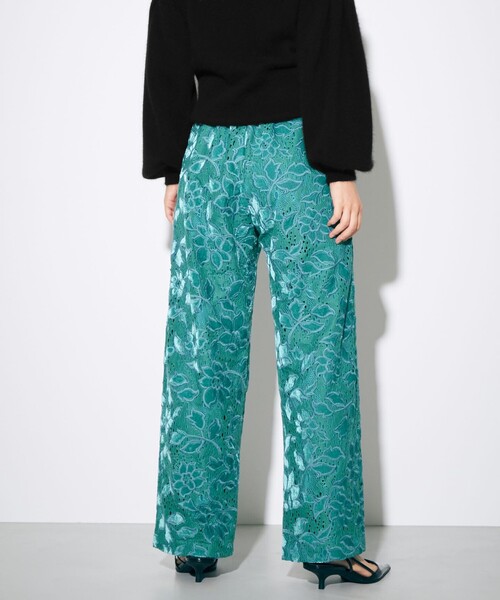 【美品】GRACE CONTINENTAL ベロア刺繍パンツ セール】ベロア刺繍パンツ（その他パンツ）｜GRACE CONTINENTAL