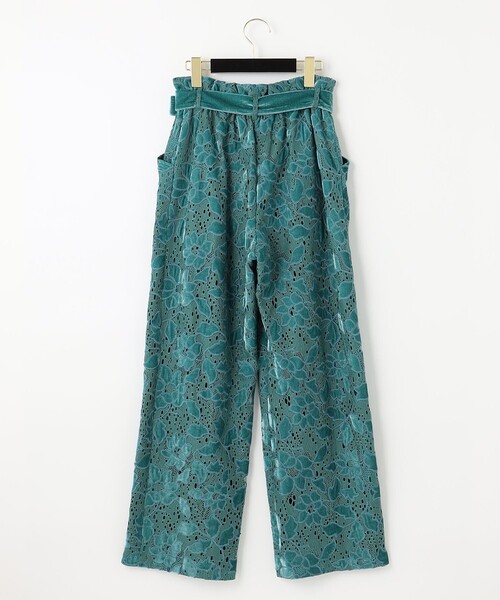 【美品】GRACE CONTINENTAL ベロア刺繍パンツ セール】ベロア刺繍パンツ（その他パンツ）｜GRACE CONTINENTAL