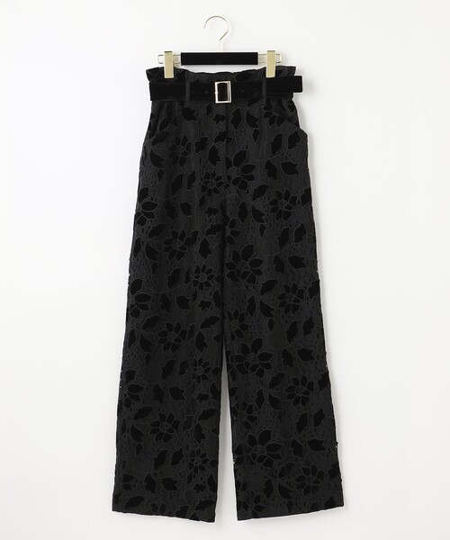 【美品】GRACE CONTINENTAL ベロア刺繍パンツ セール】ベロア刺繍パンツ（その他パンツ）｜GRACE CONTINENTAL