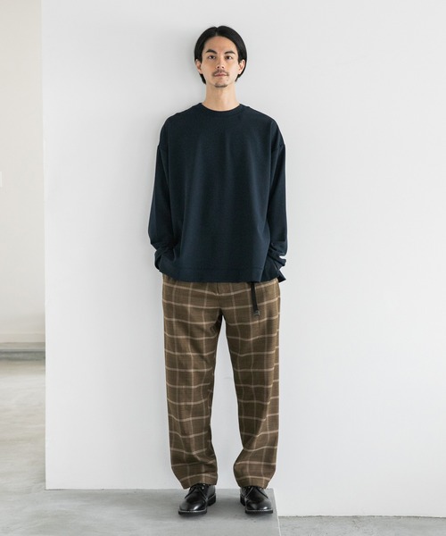 niko and...（ニコアンド）の「脇スリットロンＴ（Tシャツ/カットソー・メンズ・オレンジ/ベージュ/ネイビー/グレー・MEDIUM/LARGE）」の14枚目の写真