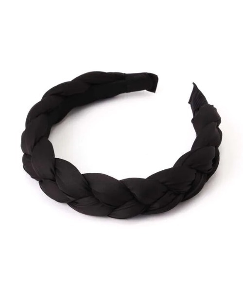 N.（N. Natural Beauty Basic）（エヌエヌナチュラルビューティーベーシック）の「編み込みカチューシャ（カチューシャ・レディース・ブラック/ベージュ・ﾌﾘ-）」の2枚目の写真