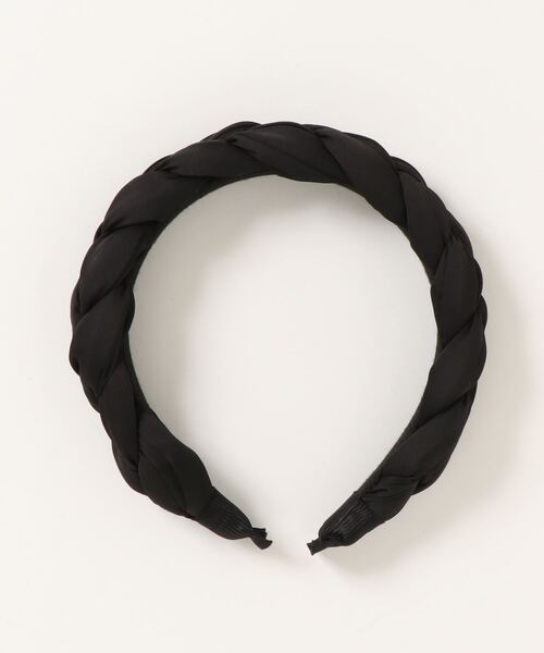 N.（N. Natural Beauty Basic）（エヌエヌナチュラルビューティーベーシック）の「編み込みカチューシャ（カチューシャ・レディース・ブラック/ベージュ・ﾌﾘ-）」の5枚目の写真