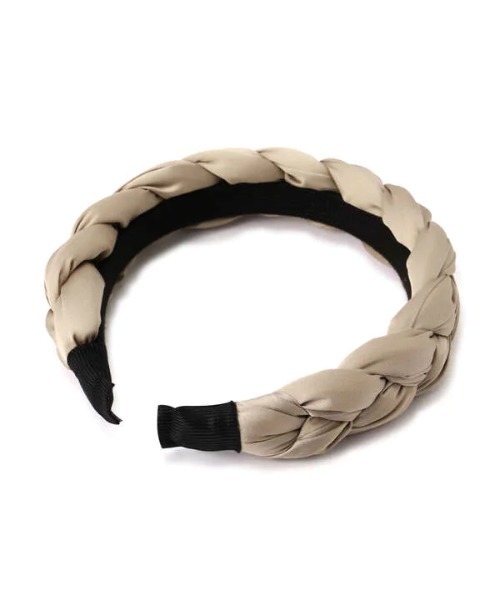 N.（N. Natural Beauty Basic）（エヌエヌナチュラルビューティーベーシック）の「編み込みカチューシャ（カチューシャ・レディース・ブラック/ベージュ・ﾌﾘ-）」の6枚目の写真