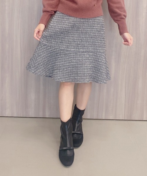 【TOCCA LAVENER】Candy Eco Tweed Mini Skirt スカート