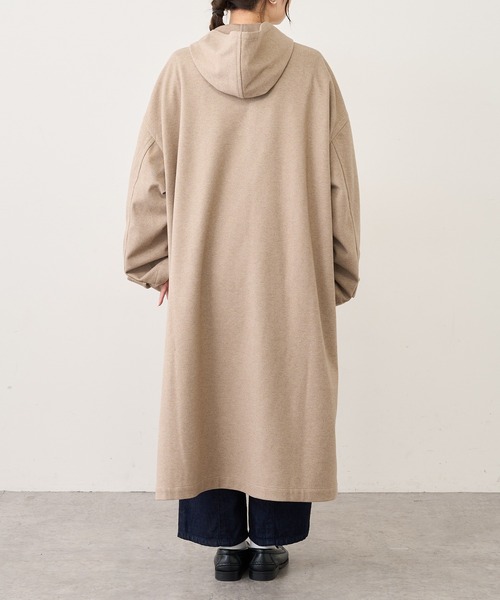 PUAL CE CIN(ピュアルセシン)の「【Du noir】ツイル起毛コート(その他アウター・レディース・チャコールグレー/ベージュ/カーキ・FREE)」の18枚目の写真