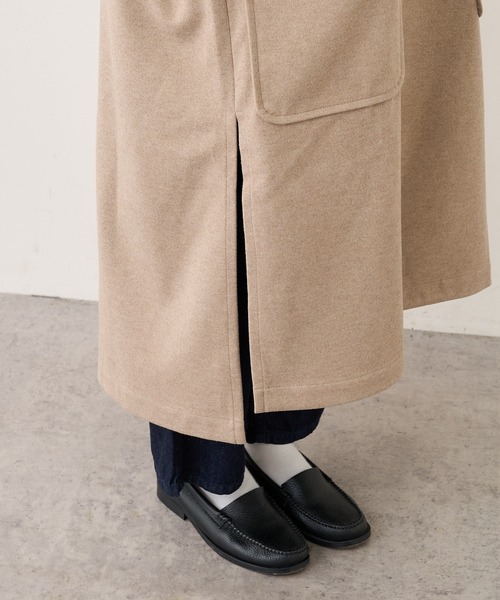 PUAL CE CIN(ピュアルセシン)の「【Du noir】ツイル起毛コート(その他アウター・レディース・チャコールグレー/ベージュ/カーキ・FREE)」の20枚目の写真