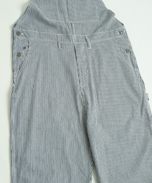 improves（インプローブス）の「10oz デニム/ツイル ワイドシルエット サロペット（サロペット/オーバーオール・メンズ・キナリ/ケミカルウォッシュ/ワンウォッシュ/ブラック/ストライプ/インディゴブルー・MEDIUM/LARGE）」の11枚目の写真