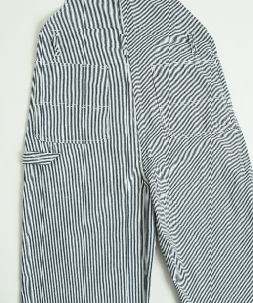 improves（インプローブス）の「10oz デニム/ツイル ワイドシルエット サロペット（サロペット/オーバーオール・メンズ・キナリ/ケミカルウォッシュ/ワンウォッシュ/ブラック/ストライプ/インディゴブルー・MEDIUM/LARGE）」の17枚目の写真