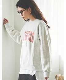 Re:EDIT | カレッジロゴルーズスウェットプルオーバー(スウェット)