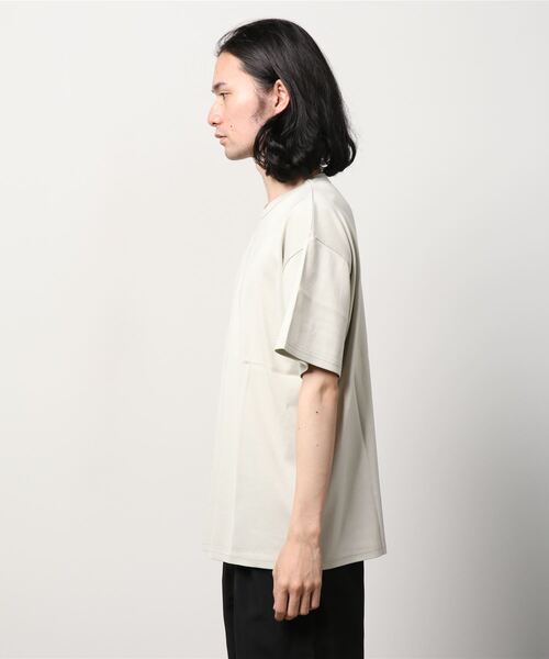 OURET(オーレット)の「OURET (オーレット)ウルティマフライスクルーネック半袖Tシャツ(Tシャツ/カットソー・メンズ・ブラック/グレー/ホワイト・2/3/1)」の4枚目の写真