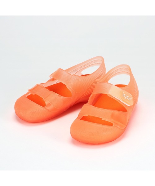 igor（イゴール）の「igor BONDI SANDAL イゴール ボンディ サンダル（サンダル・キッズ・ライトブルー/レッド/ピンク/オレンジ/ブルー/ホワイト×ブルー/ホワイト×ピンク/フューシャピンク/イエロー/ブルー系1・15cm/16cm/17cm/18cm/13cm/14cm/14.5㎝/16.5cm/18.5cm/12.5cm/12cm/19cm/20cm）」の10枚目の写真