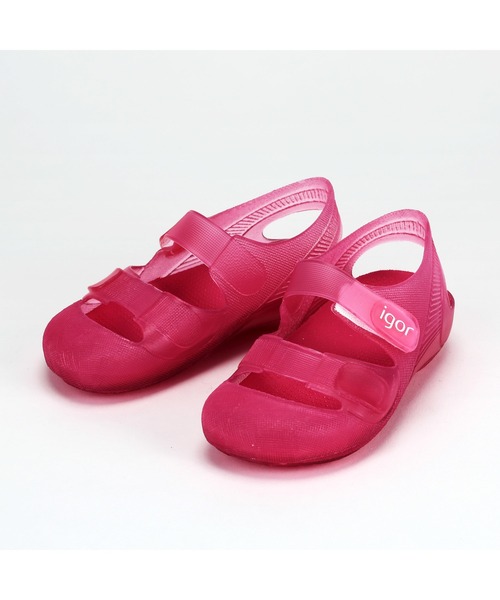 igor（イゴール）の「igor BONDI SANDAL イゴール ボンディ サンダル（サンダル・キッズ・ライトブルー/レッド/ピンク/オレンジ/ブルー/ホワイト×ブルー/ホワイト×ピンク/フューシャピンク/イエロー/ブルー系1・15cm/16cm/17cm/18cm/13cm/14cm/14.5㎝/16.5cm/18.5cm/12.5cm/12cm/19cm/20cm）」の8枚目の写真