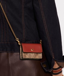 COACH（コーチ）の「ハーフ フラップ カード ケース カラーブロック