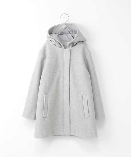 ★DRAW FIT★ ノーカラー ツーウェイ ベルト コート セール】キッズ/軽やかストレッチ2wayコート/215863(その他