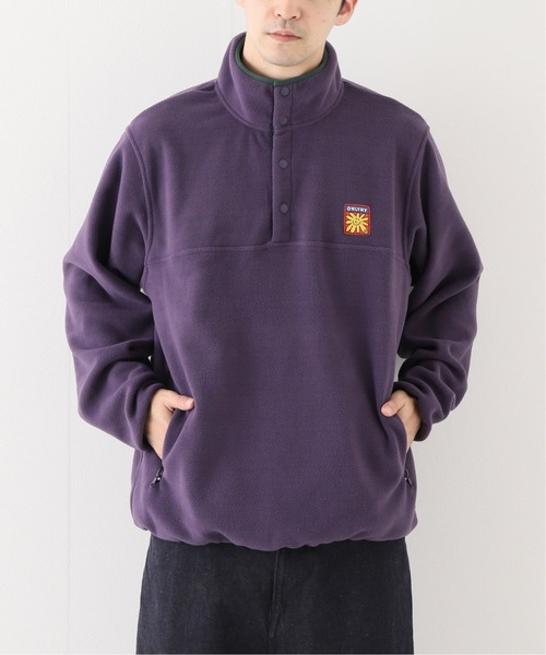 ONLY NY（オンリーニューヨーク）の「【ONLY NY / オンリーニューヨーク】Flower Pullover Fleece（ブルゾン・メンズ・パープル/ブラウン・MEDIUM/LARGE/X-LARGE）」の2枚目の写真