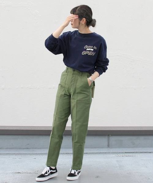 THE SHINZONE（ザ　シンゾーン）の「THE SHINZONE/シンゾーン　スタッフTEE　STAFF T-SHIRT（Tシャツ/カットソー・レディース・ホワイト/ネイビー/オレンジ・FREE）」の7枚目の写真