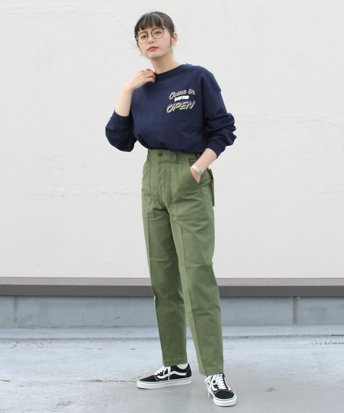 THE SHINZONE（ザ　シンゾーン）の「THE SHINZONE/シンゾーン　スタッフTEE　STAFF T-SHIRT（Tシャツ/カットソー・レディース・ホワイト/ネイビー/オレンジ・FREE）」の14枚目の写真