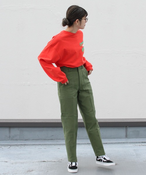 THE SHINZONE（ザ　シンゾーン）の「THE SHINZONE/シンゾーン　スタッフTEE　STAFF T-SHIRT（Tシャツ/カットソー・レディース・ホワイト/ネイビー/オレンジ・FREE）」の9枚目の写真