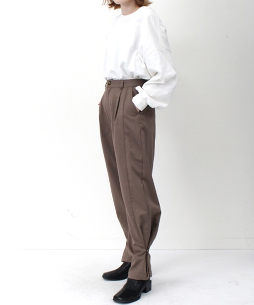 STYLEBLOCK（スタイルブロック）の「ツイル2WAYパンツ（その他パンツ・レディース・グレイッシュベージュ/ホワイト系その他/ブラック/カーキ・M）」の3枚目の写真