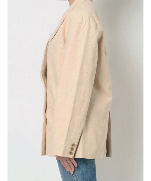 Ungrid(アングリッド)の「ビッグシルエットジャケット(テーラードジャケット・レディース・ベージュ/アイボリー・SMALL/MEDIUM)」の21枚目の写真