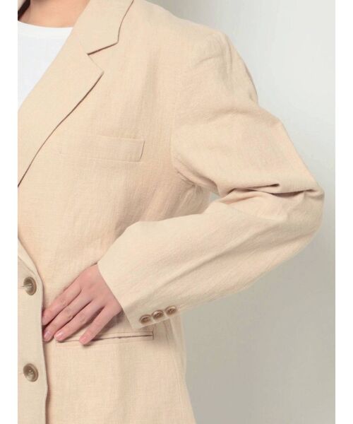 Ungrid(アングリッド)の「ビッグシルエットジャケット(テーラードジャケット・レディース・ベージュ/アイボリー・SMALL/MEDIUM)」の22枚目の写真