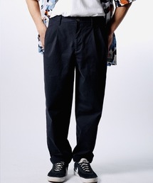 プリーツ リラックスシルエット カーキ