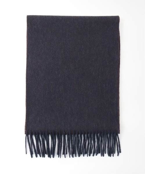 EDIFICE(エディフィス)の「EDIFICE オリジナル リバーシブル カシミアマフラー(マフラー・メンズ・ブラック/ネイビー/ブラウン/サックスブルー/キャメル・FREE)」の22枚目の写真