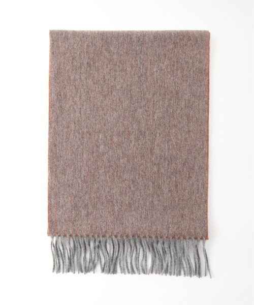 EDIFICE(エディフィス)の「EDIFICE オリジナル リバーシブル カシミアマフラー(マフラー・メンズ・ブラック/ネイビー/ブラウン/サックスブルー/キャメル・FREE)」の16枚目の写真