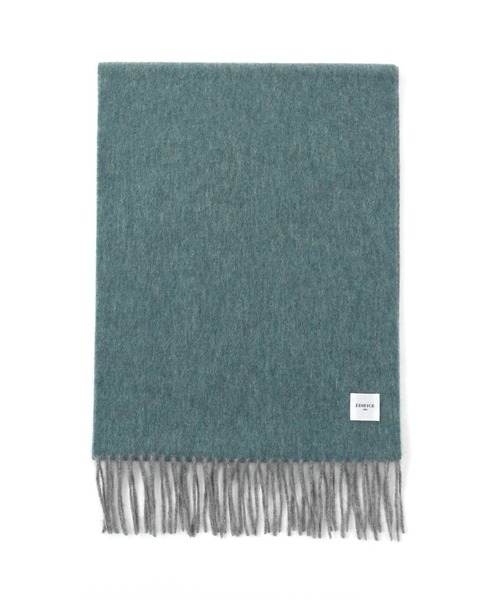 EDIFICE(エディフィス)の「EDIFICE オリジナル リバーシブル カシミアマフラー(マフラー・メンズ・ブラック/ネイビー/ブラウン/サックスブルー/キャメル・FREE)」の12枚目の写真