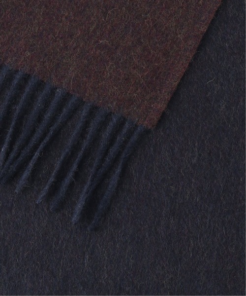 EDIFICE(エディフィス)の「EDIFICE オリジナル リバーシブル カシミアマフラー(マフラー・メンズ・ブラック/ネイビー/ブラウン/サックスブルー/キャメル・FREE)」の17枚目の写真