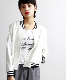 WEGO | WEGO/レースラインブルゾン(ブルゾン)