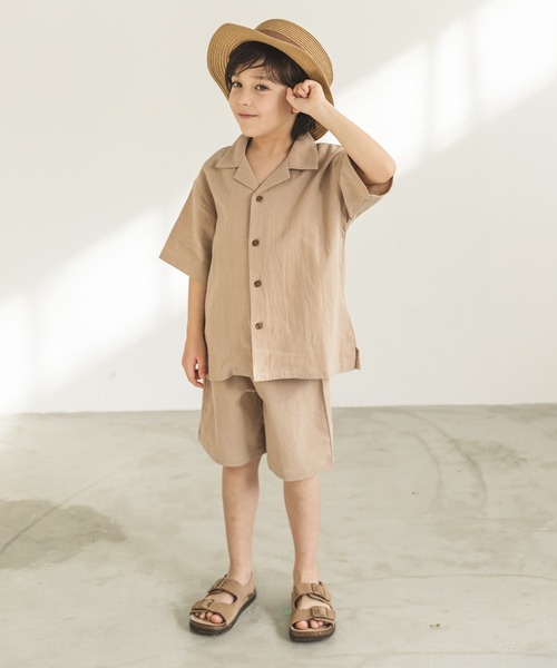 MOUN TEN. セットアップ シャツ 3点セット ベージュ 125 MOUN TEN